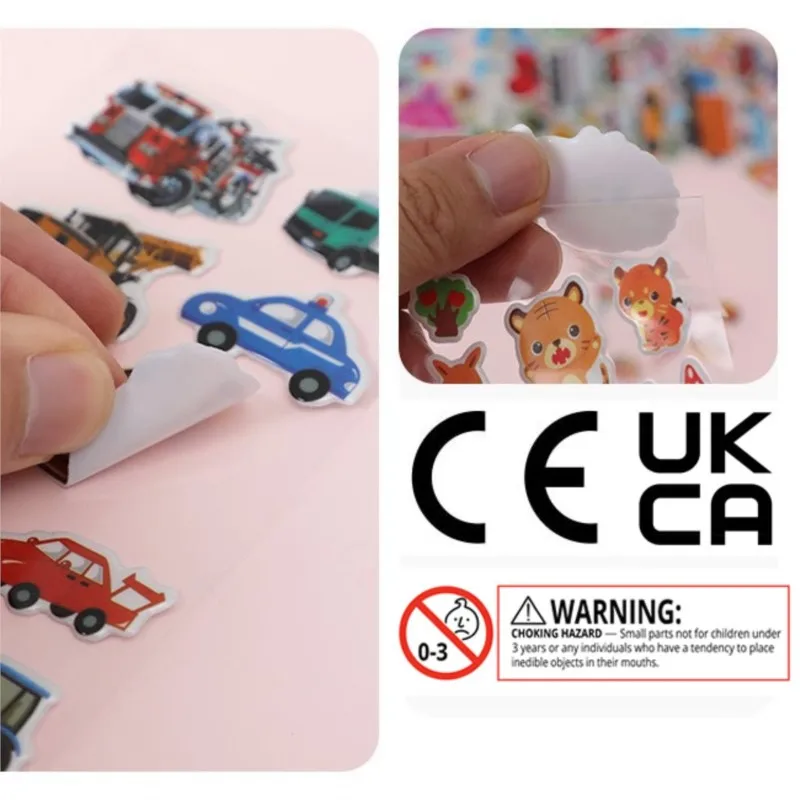 12 pçs kawaii kapibala capivara bolha adesivo tridimensional 3d inchado em massa adesivos pacote bonito dos desenhos animados anime crianças menina brinquedo diy