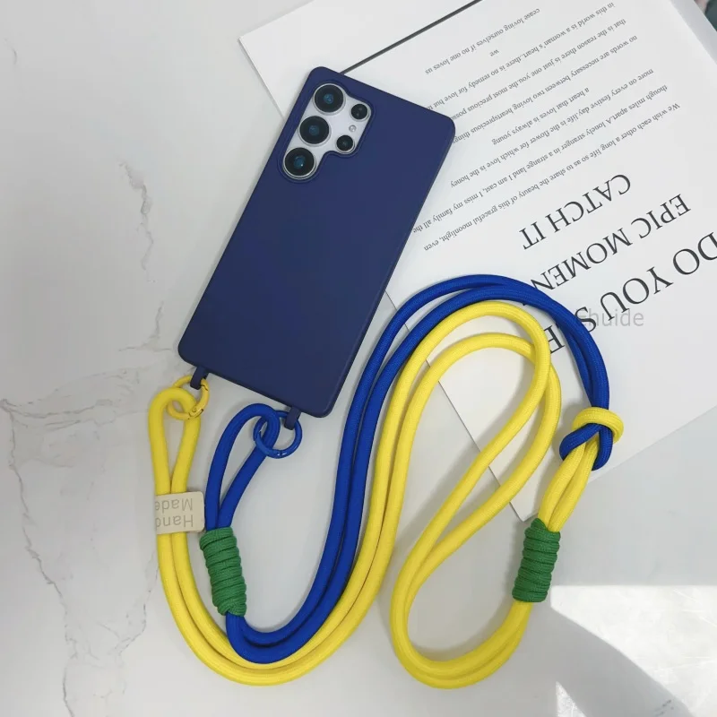 Crossbody-Schutzhülle mit Trageriemen für Samsung Galaxy S26 Ultra S25 A56 A36 A16 A26 A17 A55 A35 A37 Stoßfeste Outdoor-Abdeckung mit Anti-Verlust-Funktion