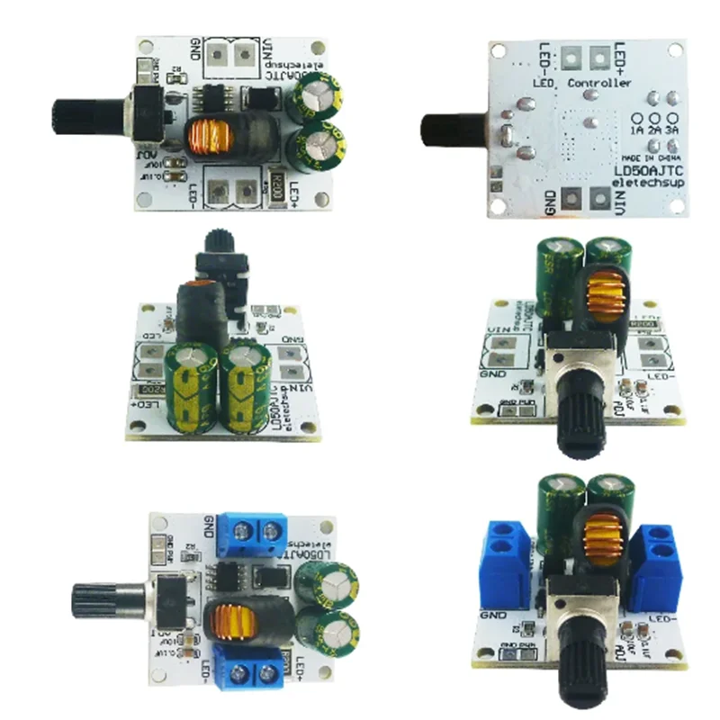 LD50AJTC 72W Handle Dimming DC 6V 9V 12V 24V 36V 48V LED Driver Module 0-3A Adjustable Constant Current Board TTL PWM Controller