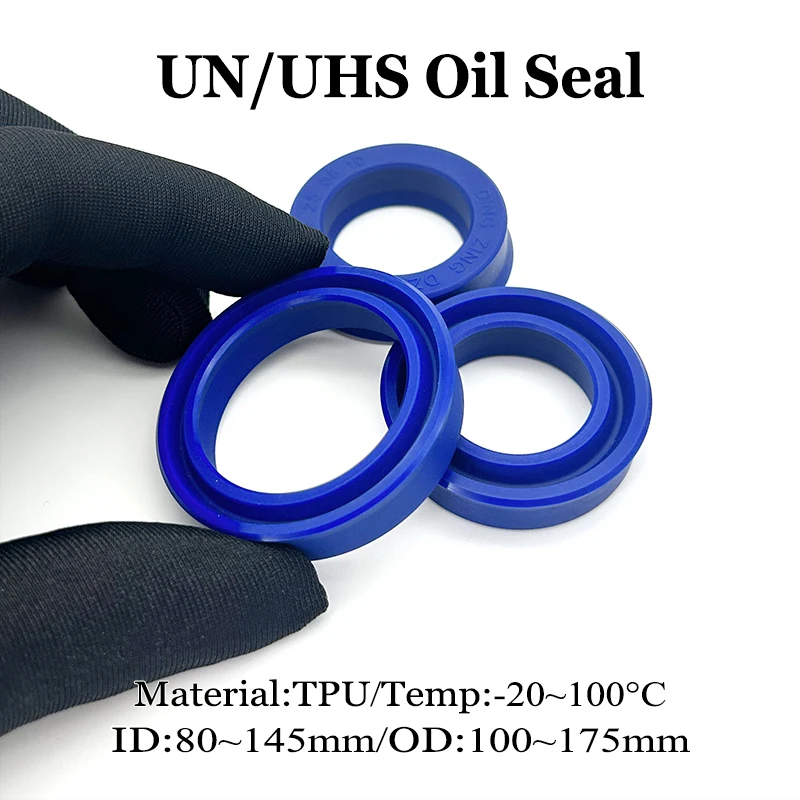 

Профессиональный тип UN синий полиуретановый сальник для гидравлических цилиндров, насосов и клапанов, внутренний диаметр 80 мм ~ 145 мм, наружный диаметр 100 мм ~ 175 мм, размер