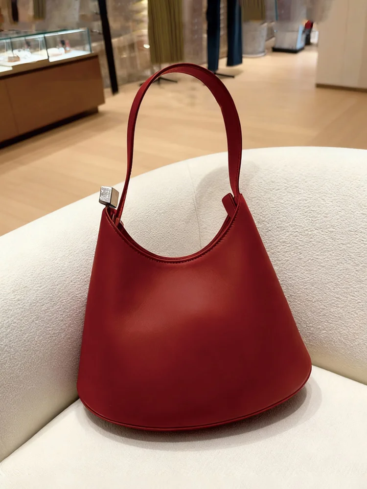 

Красная свадебная сумка, женская сумка на одно плечо, роскошная маленькая роскошная элитная большая сумка-тоут Briti Sle, повседневная