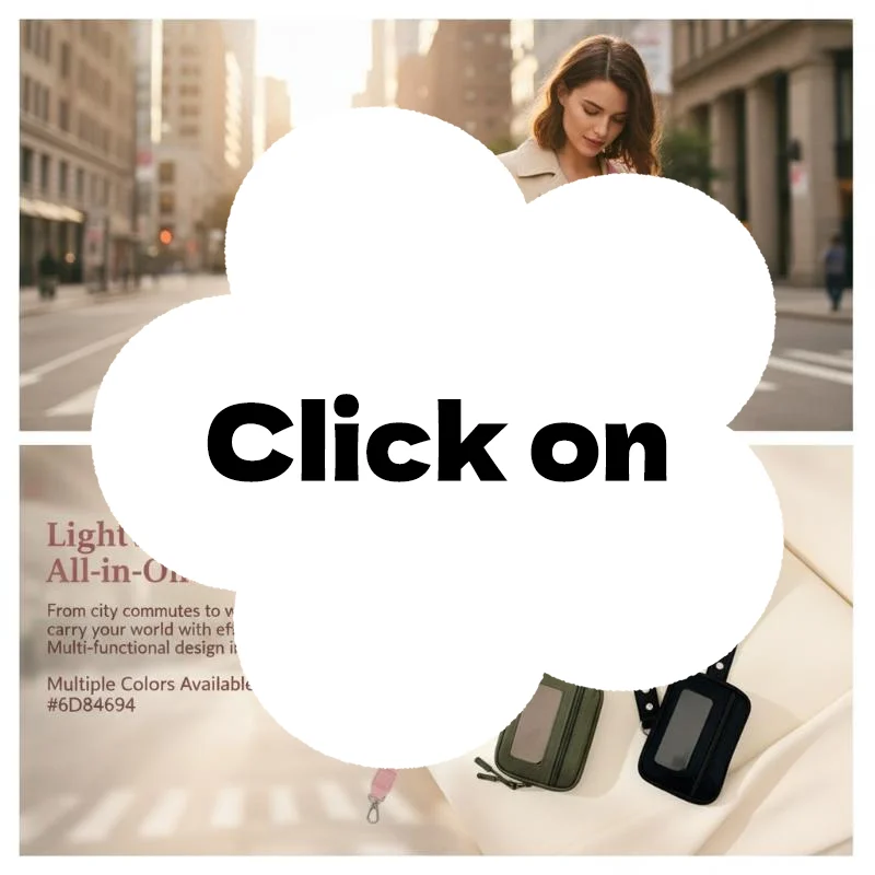 Mini Hands Free Crossbody Chest Bag Lightweight Women Daily Pouch For Walking Shopping Short Casual Travel Trip
