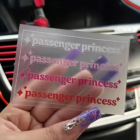 4pcs/set Passenger Princess Car Stickers Funny Creative Stickers For Car Rearview Mirrors Car accessories