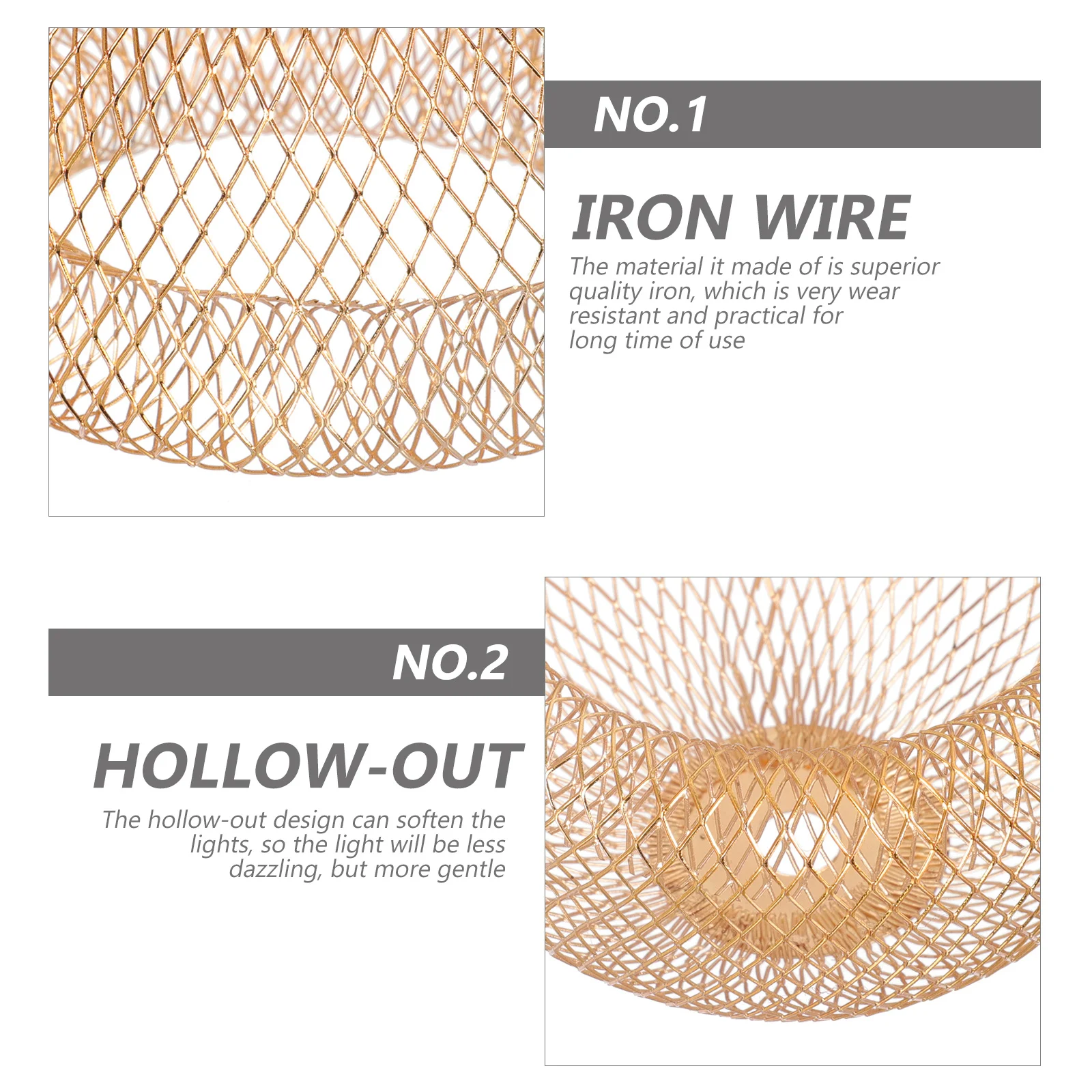 

1Pcs Iron Wire Lampshade Birdhouse Shape Decorative Hanging Lamp Cover Rust Resistant Metal Light Shell Cover Home Use Lamp