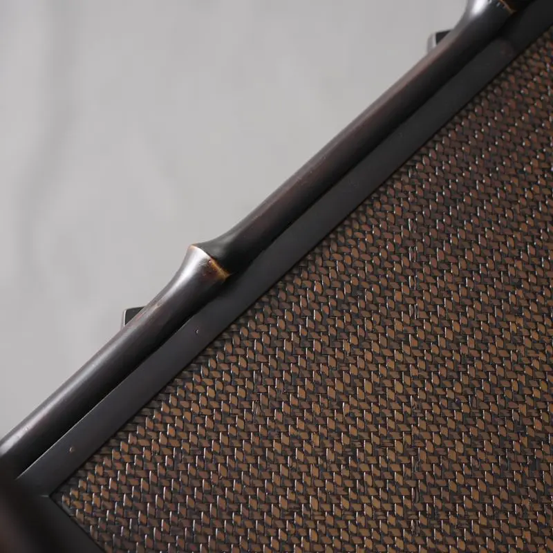 Poltrona de bambu Cadeira Zen, cadeira de meditação antiga chinesa