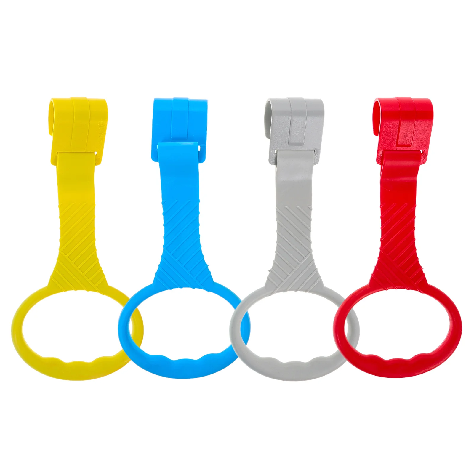 4 szt. Haczyki do wózka dziecięcego, zabezpieczenie przed wypadnięciem, plastikowe zabezpieczenie do wózka dziecięcego