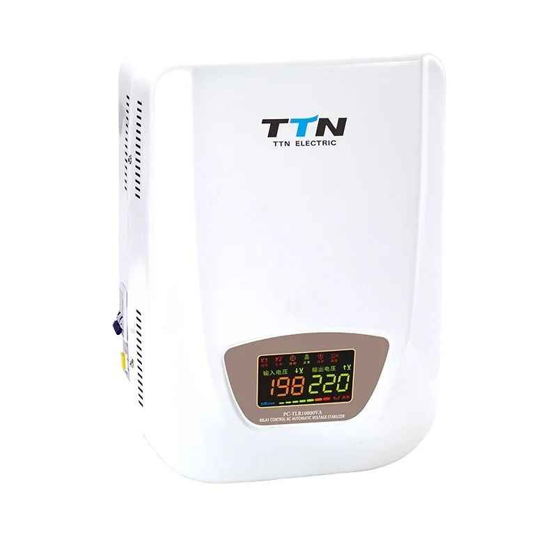 TTN Wall Mount PC-TLR AC AVR automatic voltage regulator stabilizer 220v 4000w 5000w 5kva 10kva 5000 10000 watt