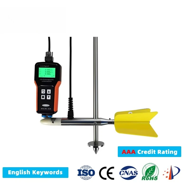 

Propeller Type Current Meter Propeller Meter Portable Handheld Velocity Meter Water Current MGG/KL-DCB