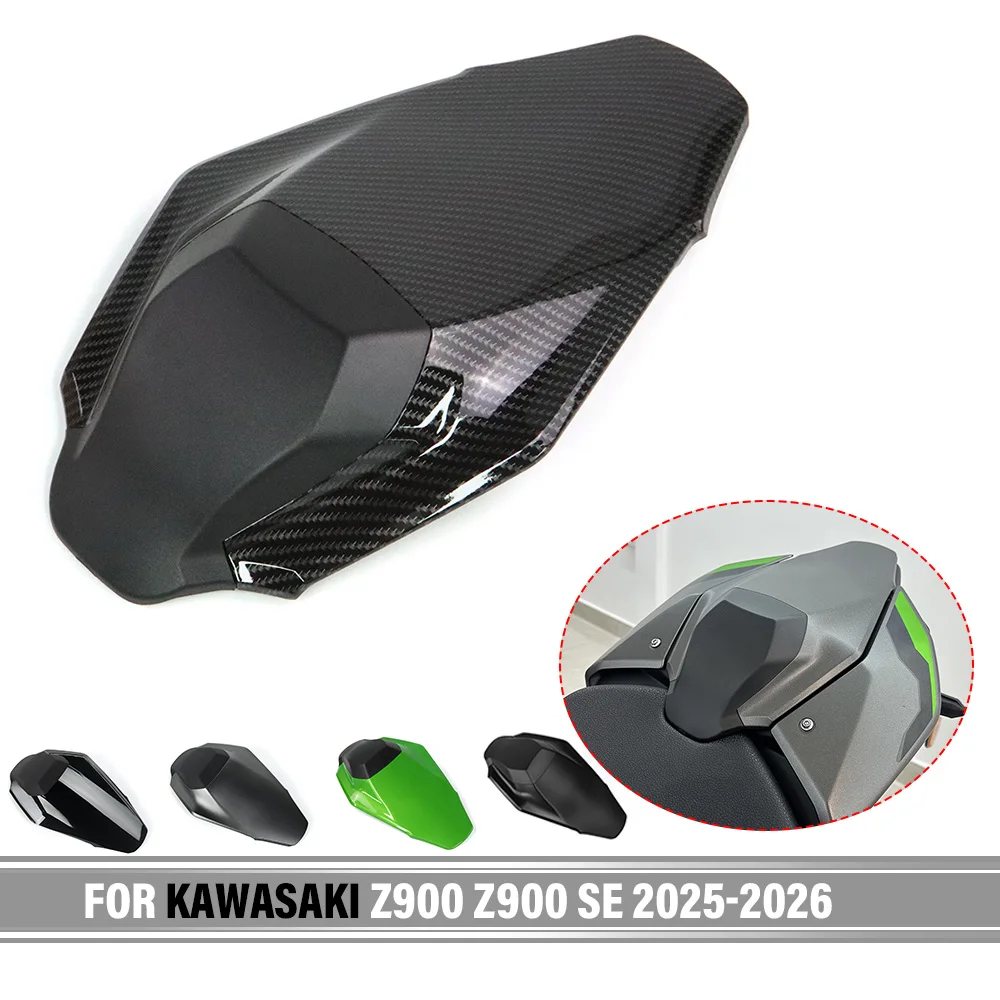 Capa de carenagem para passageiro traseiro de motocicleta, capa de assento solo para kawasaki z900 z 900 z900 se 2025 2026