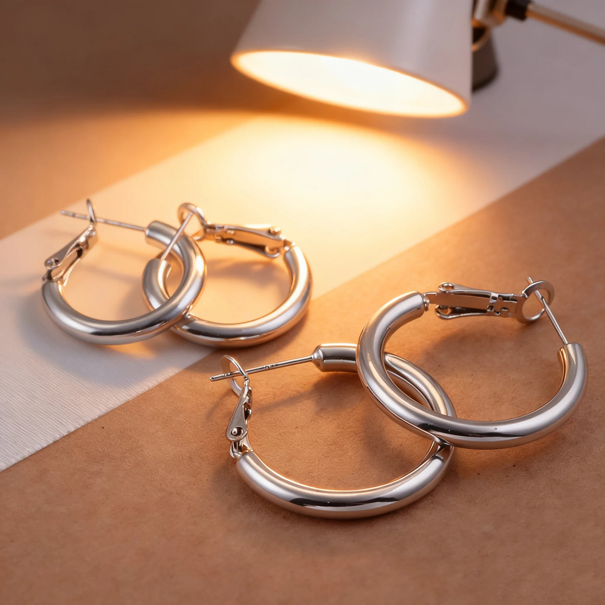 

Silver/Fashionable Exquisite Charm Earrings With Extremely Simple Design Suitable For Women's Daily Party Jewelry Accessories