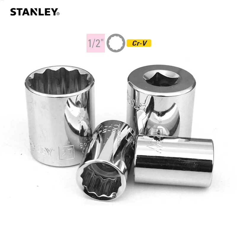 Stanley 12 punkt metric ratsche steckschlüssel 1/2 stick 8mm 9mm 10mm 11mm 12mm - 30mm 32mm 34mm 36mm drehmoment spline buchse werkzeuge