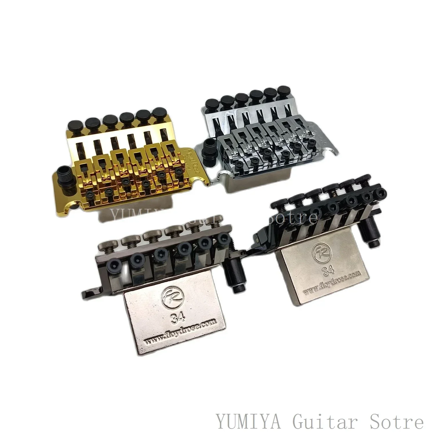 Special Tremolo Bridge Double Locking Tremolo System Bridge Stainless Block Length 34mm Professional Guitar Parts