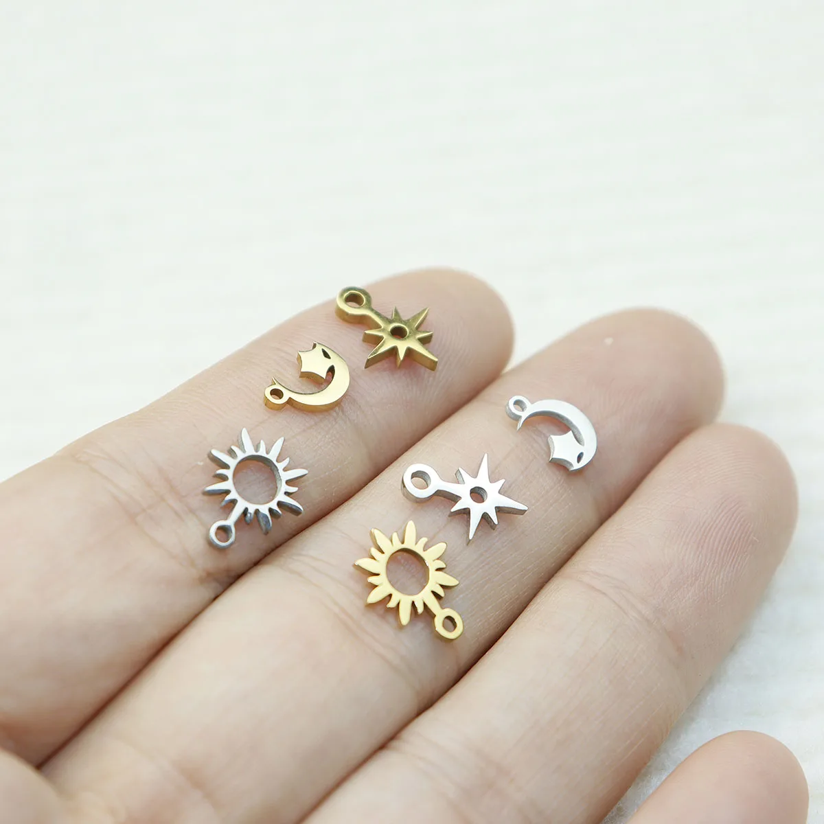 314L Stainless Steel 10pc Mirror Polish Jewelry Accessory Cactus Charms Pendant DIY Handcraft PVD Plated Waterproof Antiallergic