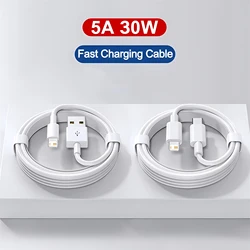 PD 30W USB Cable For Apple iPhone 14 13 11 12 Pro Max XS XR X 7 8 Plus Fast Charging USB A Type C Data Cable Charger Accessories