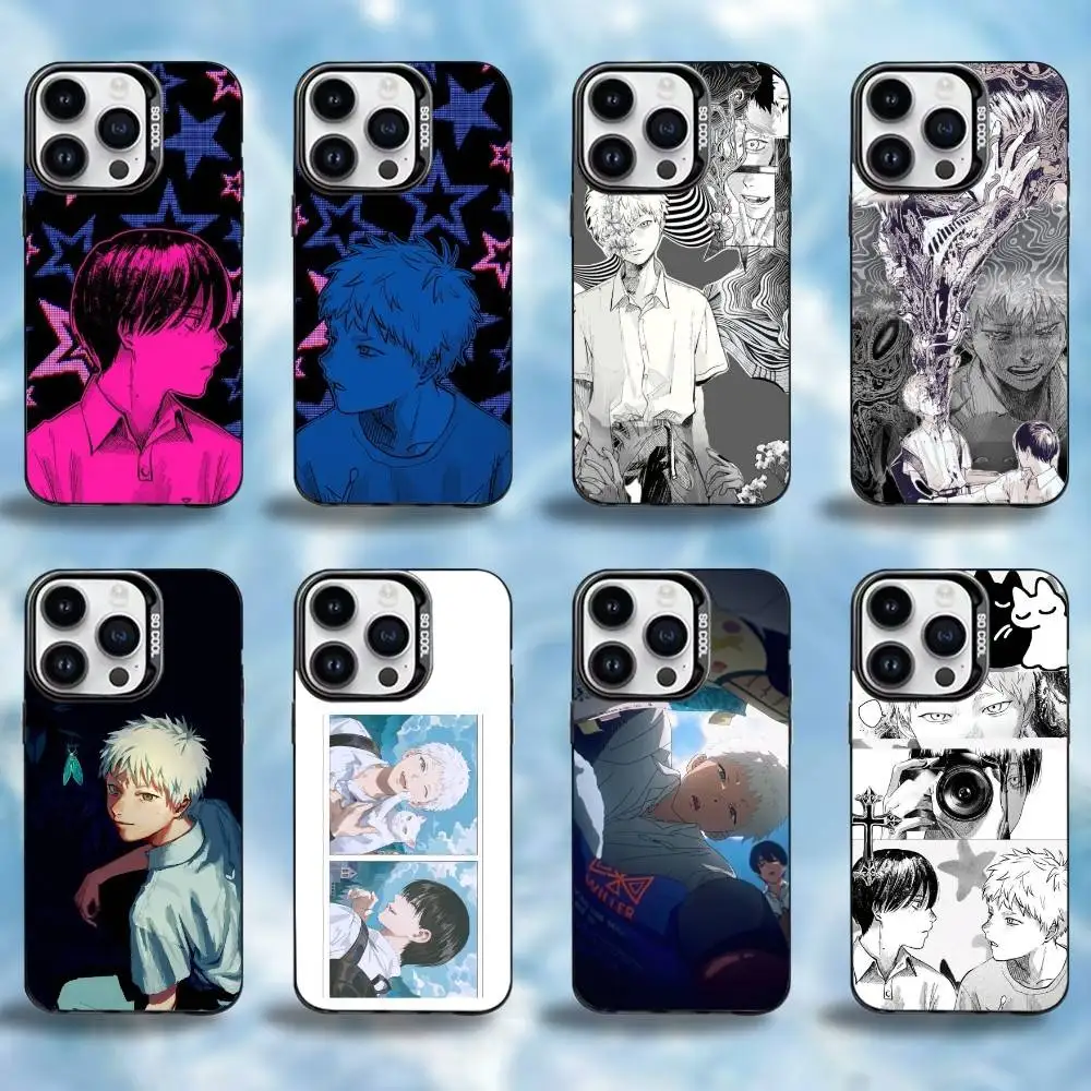 

The S-Summer Hikaru Dide Phone Case For iPhone17,16,15,14,13,12,11 Plus,Pro Max Black Border Silver Plated Cover