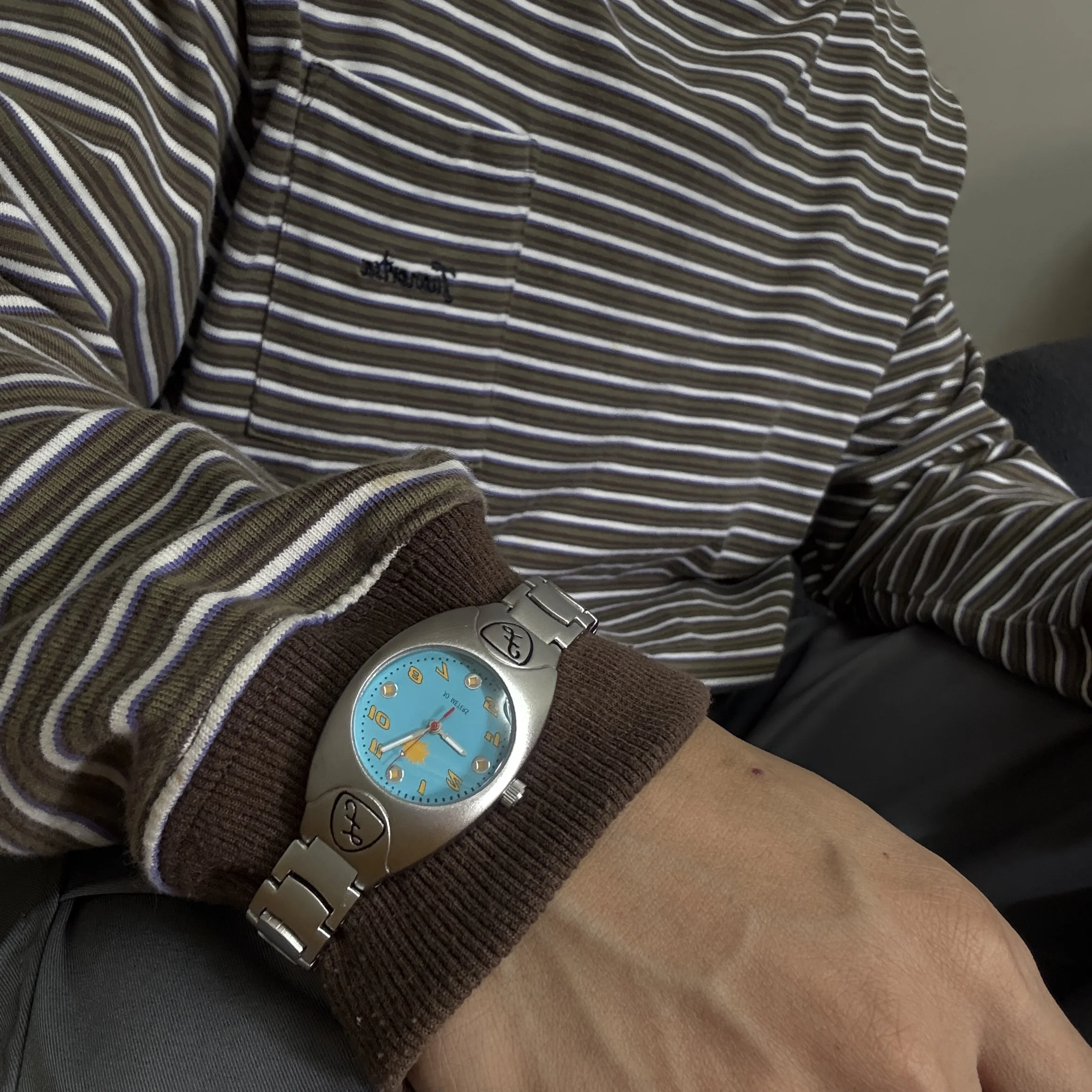 2025 new original Vintage antique watches metal strap quartz watch multi-colour spark shape dial unisex watches