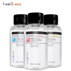 3Pcs Aqua Solution Liquid Cleansing Wrinkle Remove Facial Care Serum Premium S1 S2 S3 Concentrated Peeling Solution