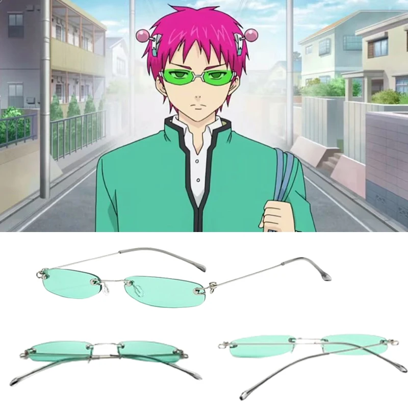 

Anime Disastrous Life Saiki Kusuo Cosplay Glasses Men Women Cute Sunglasses Trendy Cosplay Props Costume Accessories Eyewears