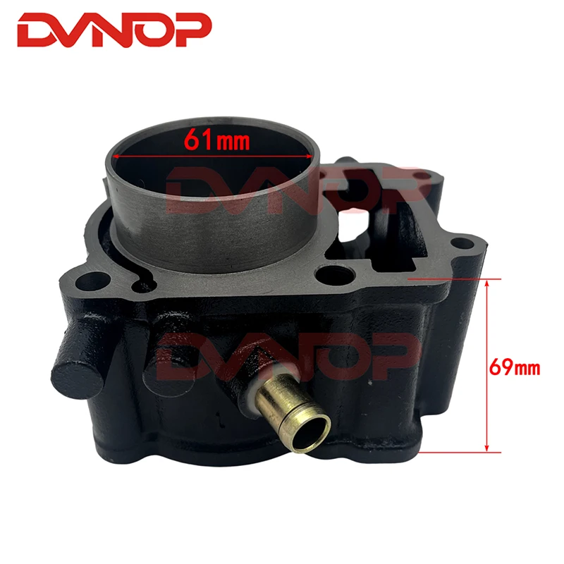 61mm GTS200 HD200 VTS200 Joyride 200 Cylinder Block Kit For Sym JOYRIDE HD2 GTS VTS 200cc 12100-HLA-010-A