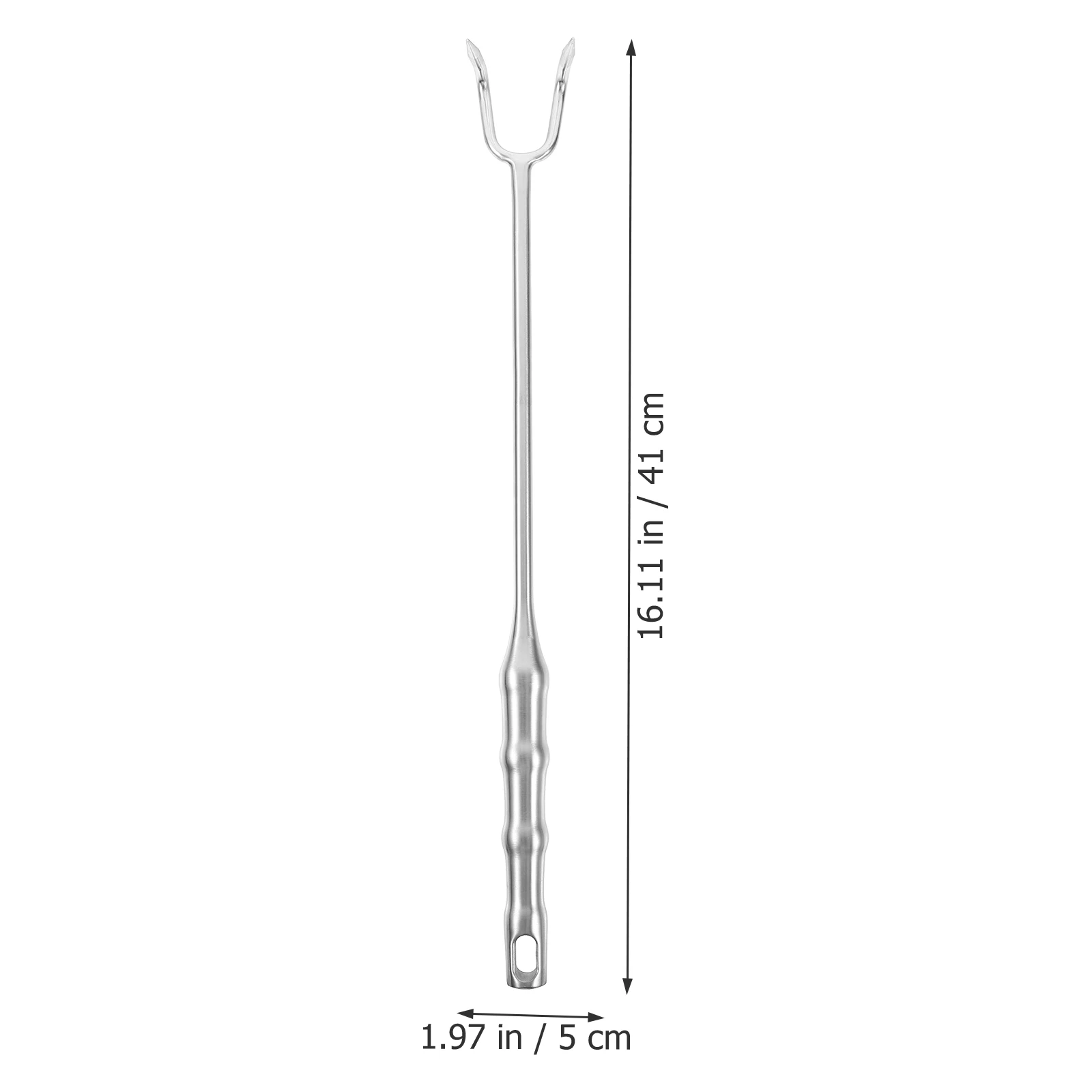 

Stainless Steel Meat Flipper Heavy Duty Kitchen Grilling Turner Bbq Food Handle Portable Reusable Lightweight Barbecue Accessory