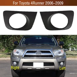 2PCS For Toyota 4Runner 4 Runner 2006 2007 2008 2009 Front Bumper Fog Light Lamp Trim Cover Frame Foglamp Lid Bezel Hood