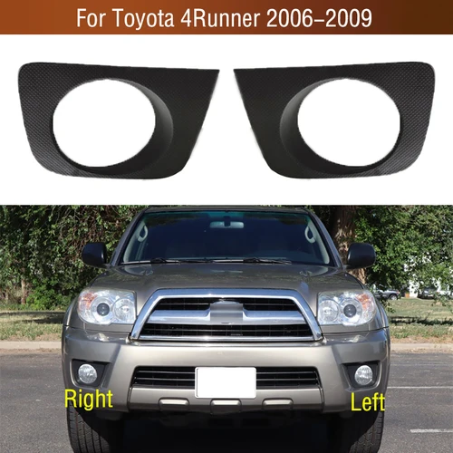 Imagen 1 del producto Luz antiniebla de parachoques delantero para coche Toyota, lámpara embellecedora, marco de cubierta, tapa de bisel, 2 piezas, 4 Runner, 2006, 2007, 2008, 2009