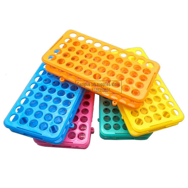 1pcs Lab Plastic 5-15ml Centrifuge Tube Rack Multi Function Test Tube Rack 18mmx50 Hole Test Tube Rack