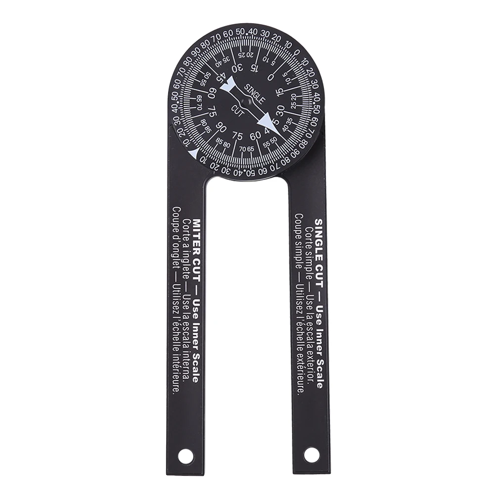 Miter Saw Protractor ABS Digital Protractor Ruler Woodworking Scale Protractor with Marking Pencil Accurate Angle Finder Tool