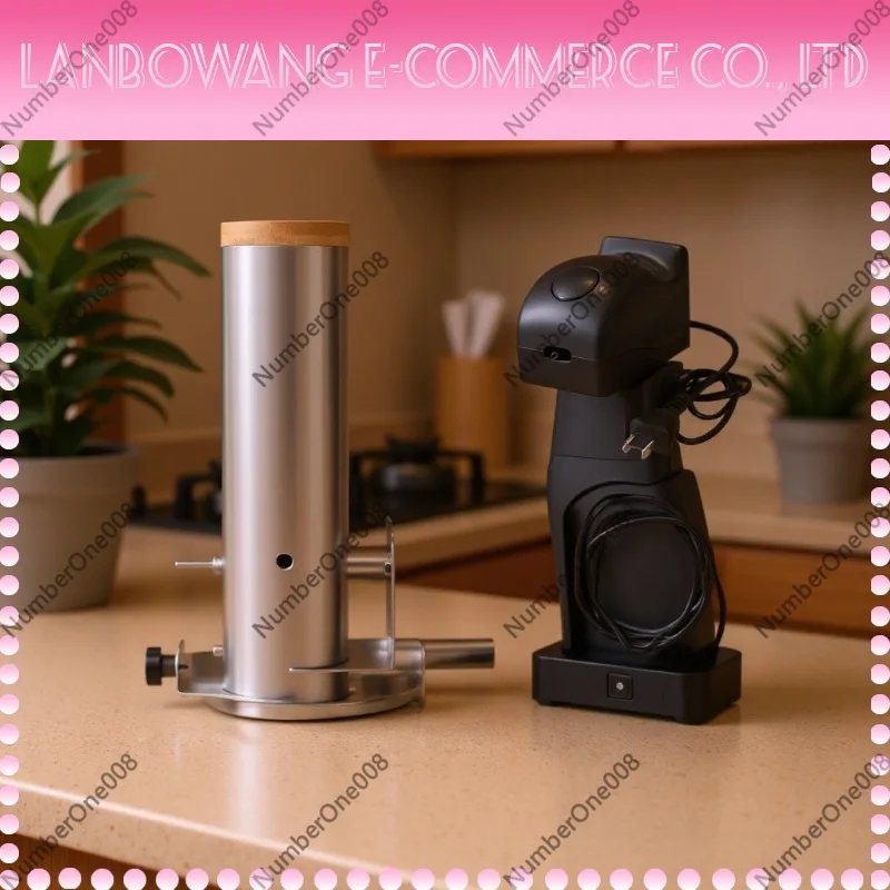Stainless Steel Smoker Pellet Smoke Injector for BBQ Grill Smoker Box Wood Chip Smoker for Cooking