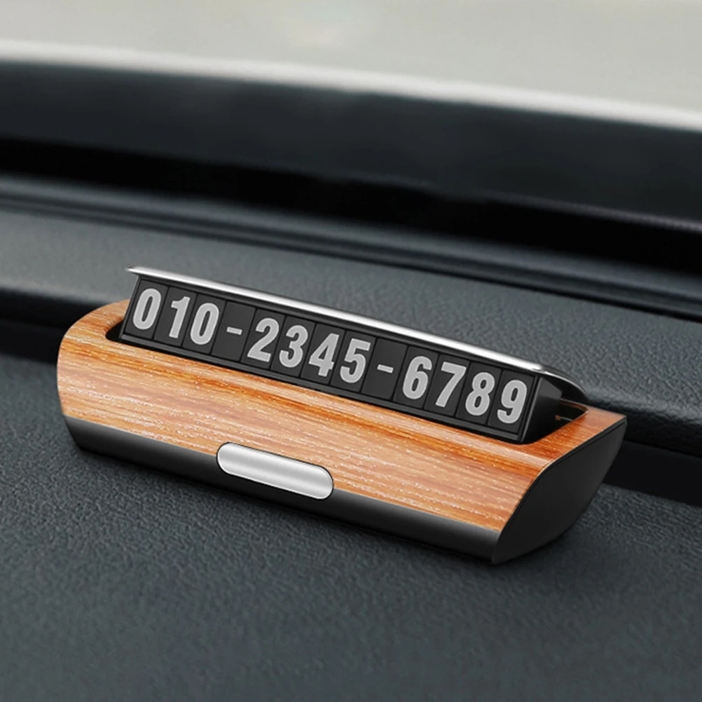 

Luminous Temporary Parking Plate Telephone Number Sign For Interior Decor Durable Privacy Protection Parking Solution