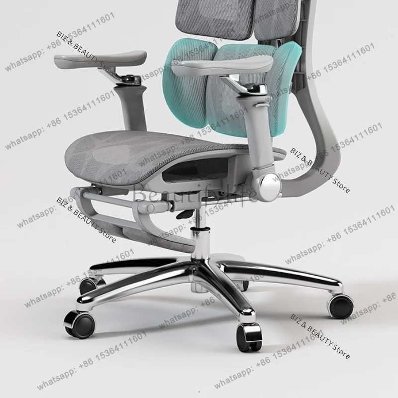 LSErgonomic Office Chair High-Density Foam, Executive Desk Chair Lumbar Support Comfortable Computer Long Hours Sitting JT40