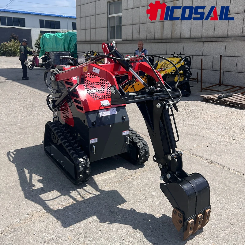 Micro sliding loader is a multifunctional machine for efficient excavation of heavy construction projects