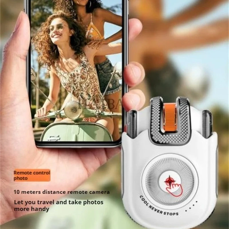 2 في 1 سماعة بلوتوث + التحكم عن بعد الدراما بالفرشاة Selfie سماعات أذن لاسلكية TWS مع التحكم الصوتي النشط للحد من الضوضاء