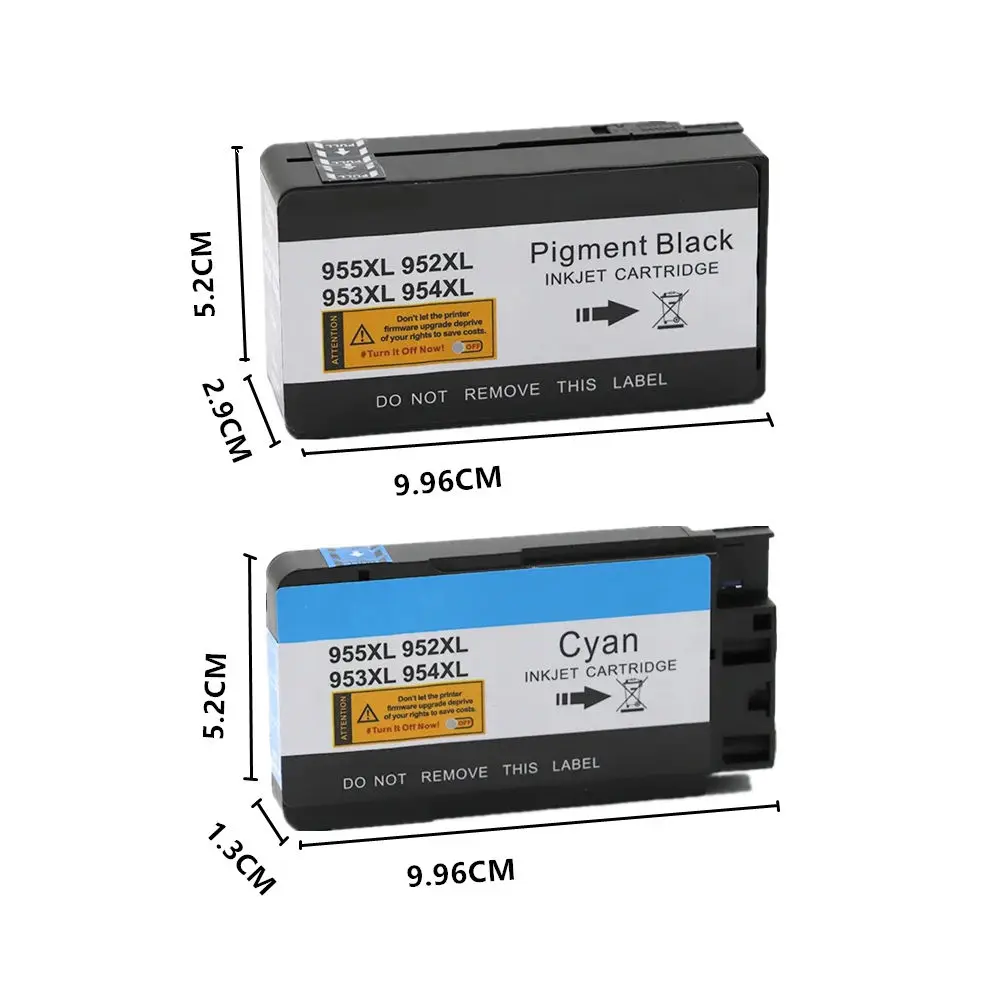 Compatible 955 952 953 954 XL 955XL Ink Cartridge For HP Officejet Pro 7720 7740 8210 8710 8715 8716 8720 8725 8730 8740