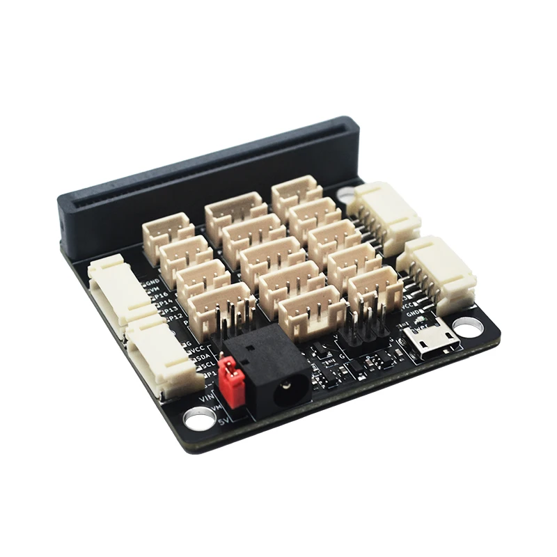 Placa de desarrollo de placa de expansión Microbit programación Python micro: placa adaptadora de bits terminal de interfaz ph2.0