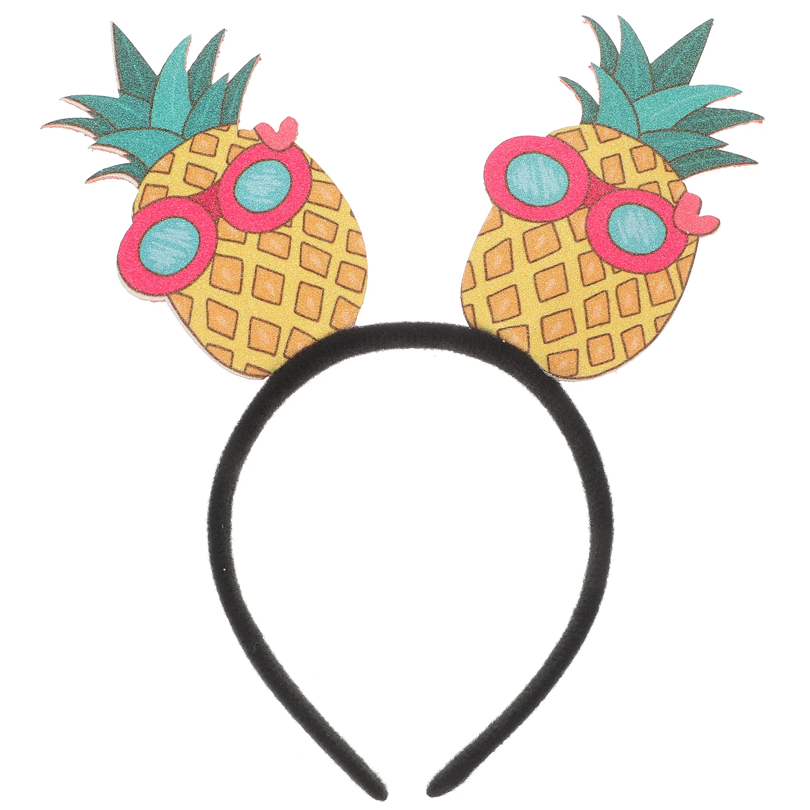 

Hawaiian Headband Pineapple Hair Hoop Accessories Party Decorations Tropical Theme Kids Luau Women'S Cosplay Festival Summer