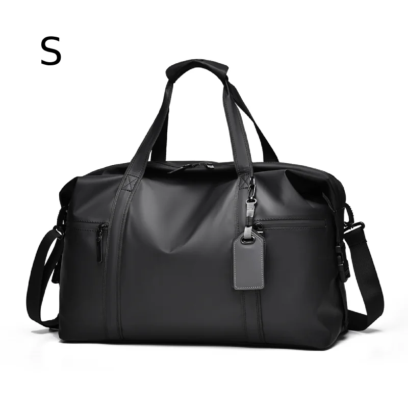 Men's Gym Bag - Black Adjustable Shoulder Strap Duffel Bag for Gym, Travel and Sports Lovers, Fitness Gear Bag 3