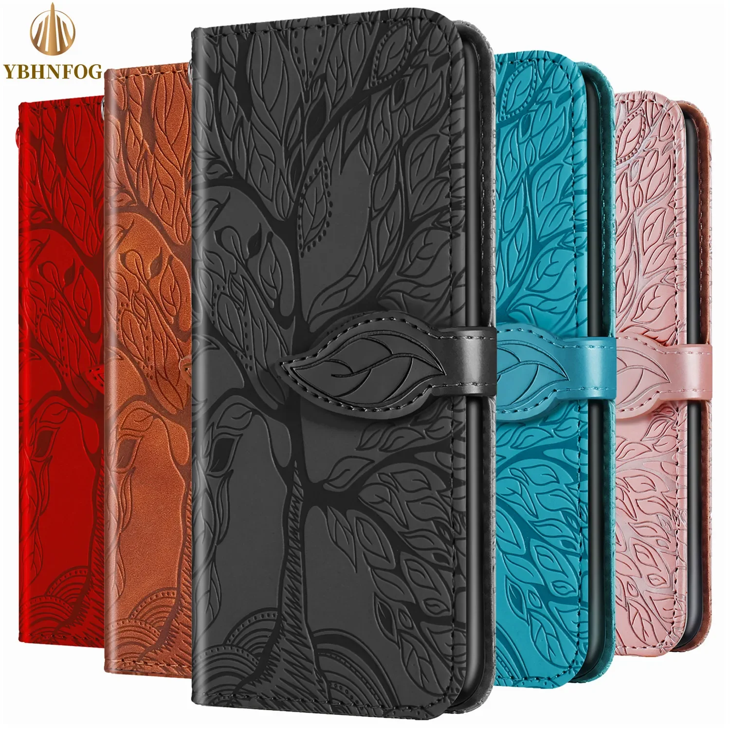 Wallet Case For Samsung Galaxy S24 S23 Ultra S10E S20 FE S21 S8 S9 Plus Leather Holder Card Slots Flip Satnd Phone Book Cover