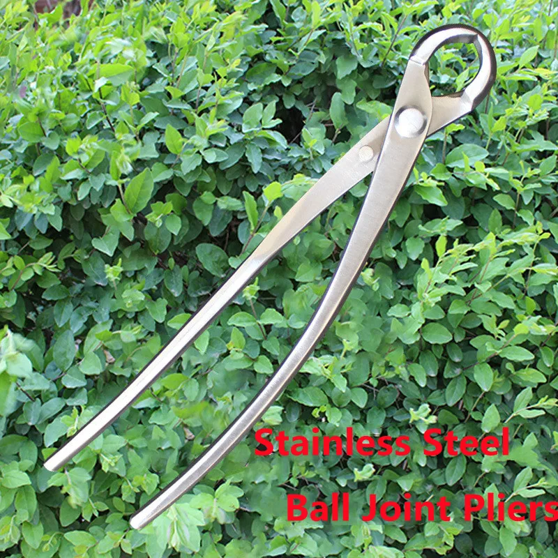 

210mm Stainless Steel Bonsai Knob Cutter Concave Edge Cutter Pliers Ball Shear Scissors Landscape Modeling Garden Bonsai Tools