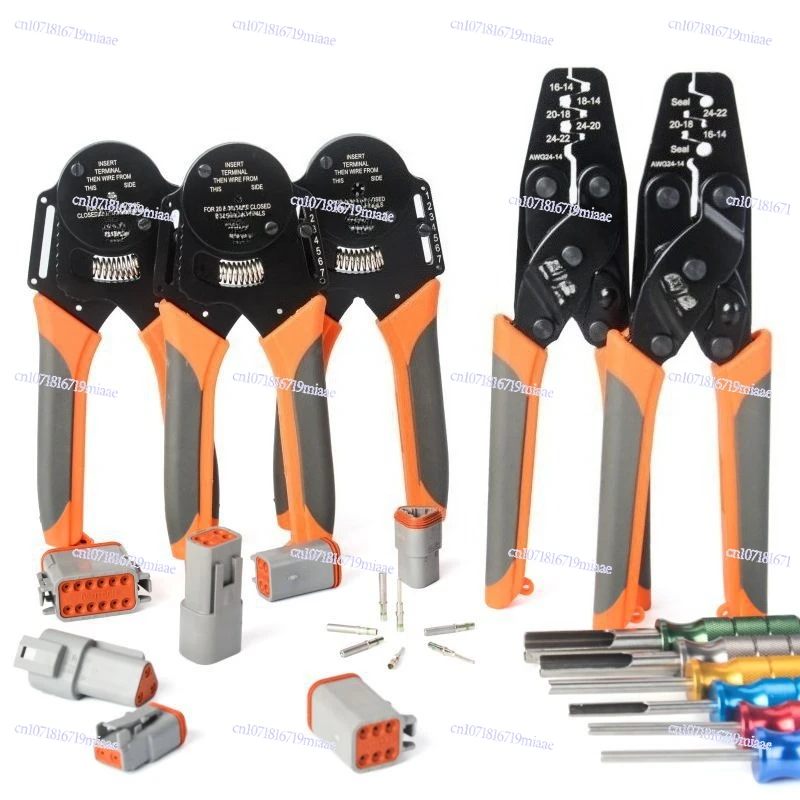 Suitable for Automotive Connectors DT, DTM P Male and Female Pin Crimp Pliers, Terminal Pin Withdrawal Device