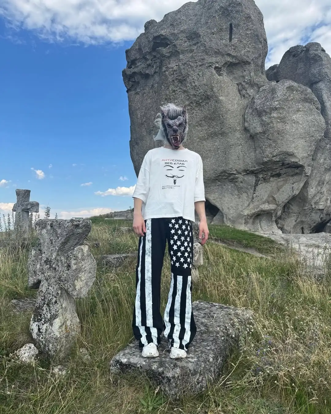 아메리칸 그래피티 프린트 청바지 남성용 하이 웨이스트 캐주얼 힙합 바지 루즈 레트로 streetwear y2k 블랙 레트로 청바지