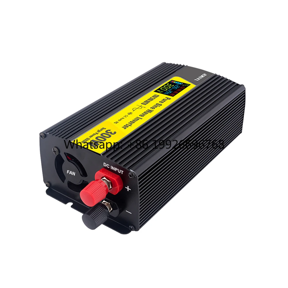 

Type-C USB 300W 300 Watt 12V/24V Auto to AC 110V/120V/220V/230V Pure Sine Wave Solar Car Converters off Grid Power Inverter