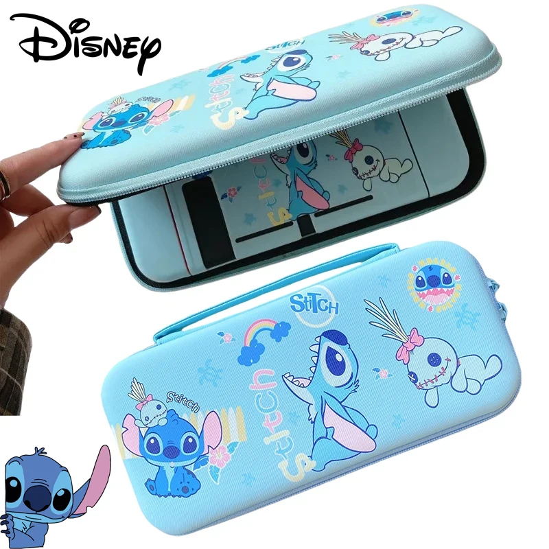 Étui Disney Stitch pour Nintendo Switch NS, housse de protection, sac de rangement Anime, poignée de contrôleur de jeu, accessoires de coque de Console, nouvelle collection