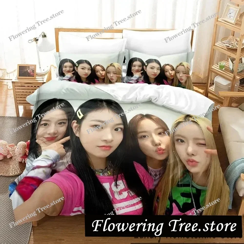 

KPOP FIFTY FIFTY Merch Cupid Album Bedding Set Boys Girls Twin Queen King Size Duvet Cover Pillowcase Bed Boys Adult