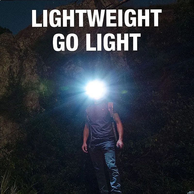 LED Cap Light for Night Fishing Headlamp Hat Clip Camping Outdoor Work Light