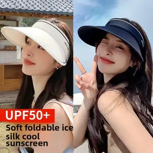 Women's Summer Sun Hat, Korean-style Empty-top Sun Protection Hat, Internet-famous Women's Headband-style Fashionable Sun Hat