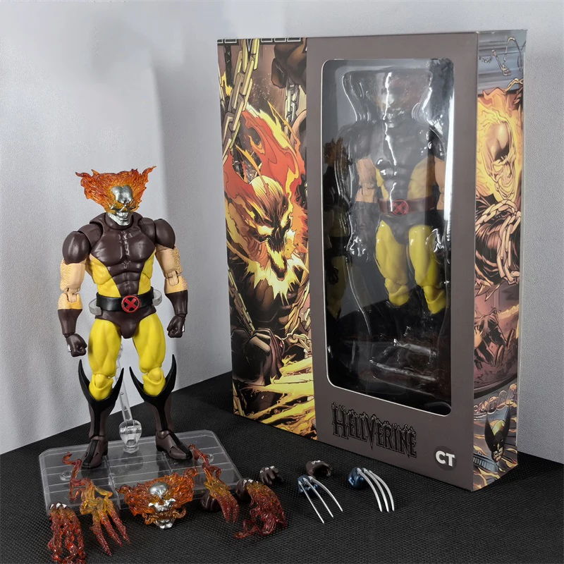 Ct Toys Hellverine Figure Wolverine Mafex 096 138 X-Men Anime Action Figure Figurine Statue Model Collectio Customized Toys Gift