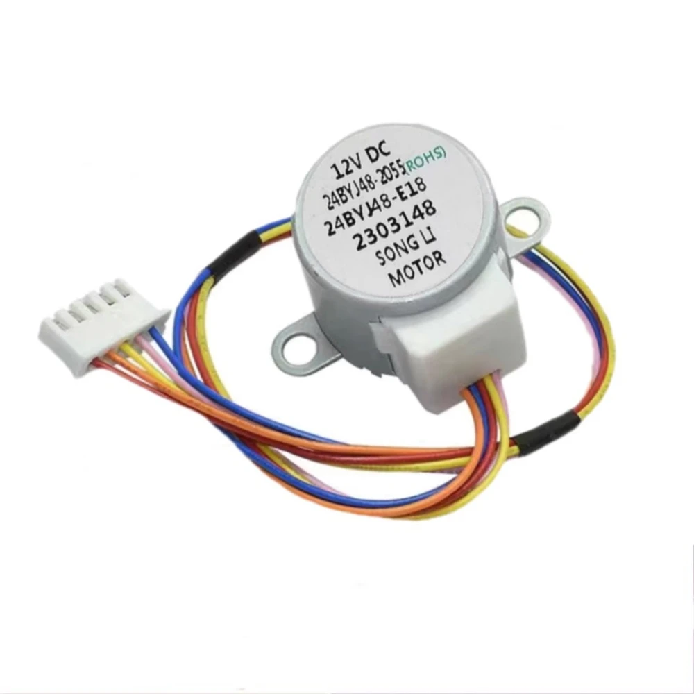 Pendurado Swing Lâmina Vento Guia Motor, Varrendo Motor, Acessórios De Manutenção, Ar Condicionado, 24BYJ48-2055, 12V, Apto para Changhong Xiaomi