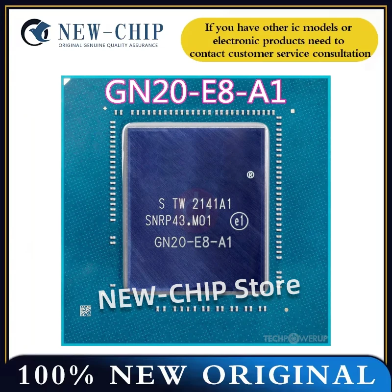 1PCS/LOT  GN20-E8-A1  BGA  New  Original  Graphics chip