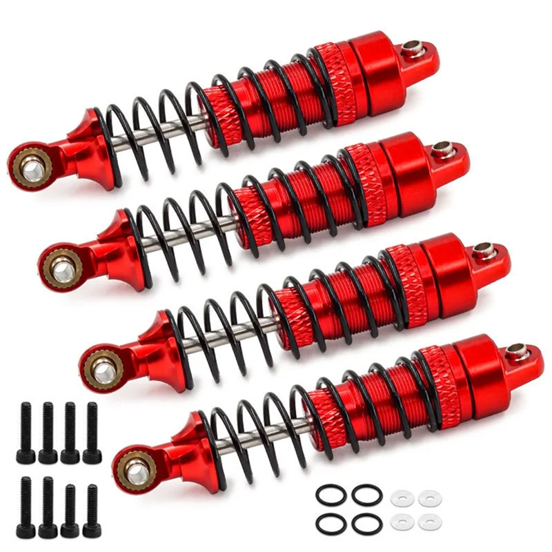 RC سيارة ترقية الجبهة الخلفية الصدمات امتصاص الصدمات المثبط عدة ل TRAXXAS 1/18 Latrax # 7665 D90 RC ملحقات ترقية السيارة-Y44A